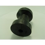 Gummirolle Bugrolle Schwarzer Gummi, <p>bohrung: 16 Mm<p>länge: 100 Mm<p>durchmesser: 75/40 Mm